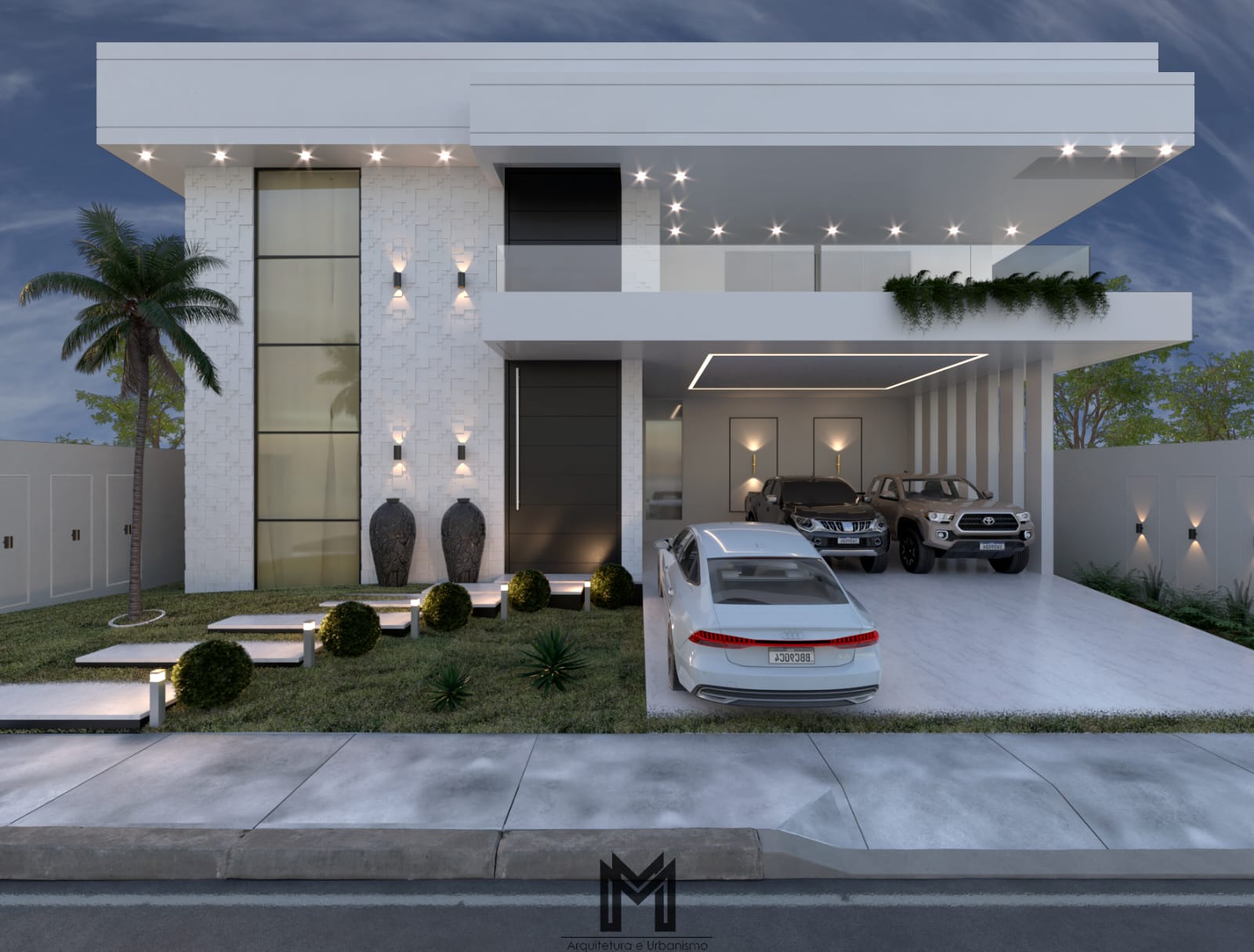 Imagem de casa 3D para comprar - casa unifamiliar 3 quartos sendo uma suites, e 1 bamheiro social!